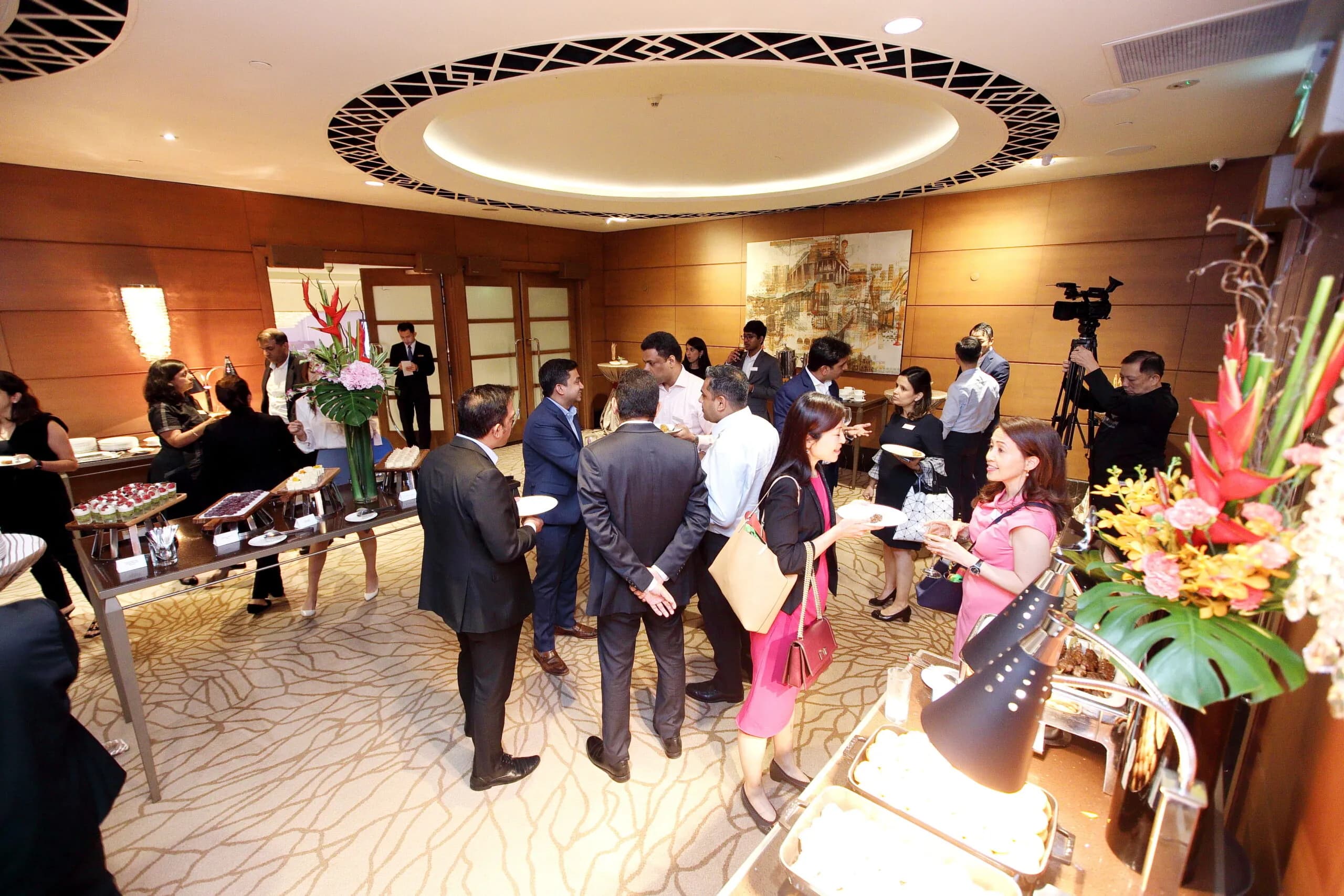 Conference speaker at podium 4
